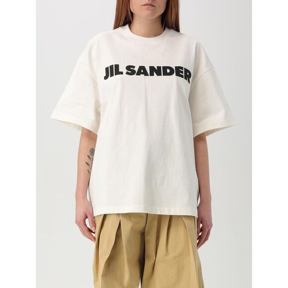 Jil Sander T-Shirt Woman Yellow Cream